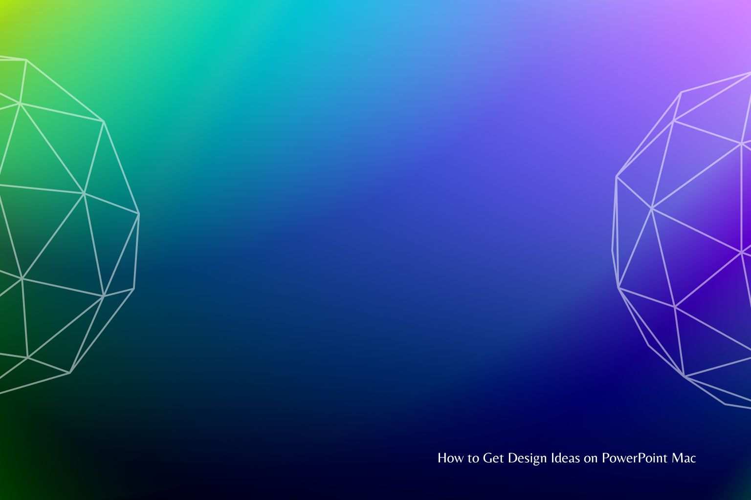 How to Get Design Ideas on PowerPoint Mac